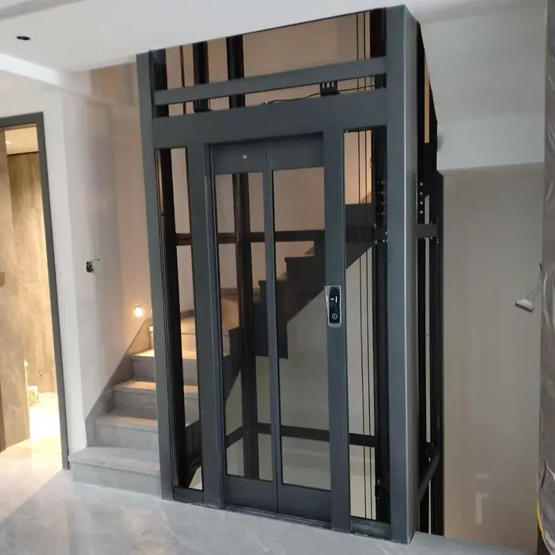 Poços de elevador leves em perfil de alumínio para vilas residenciais